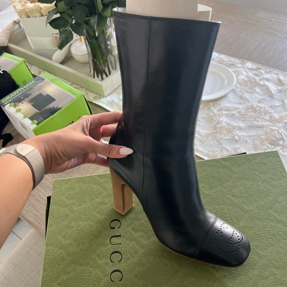 Gucci Quentin boot leather size 39 - Picture 6 of 6